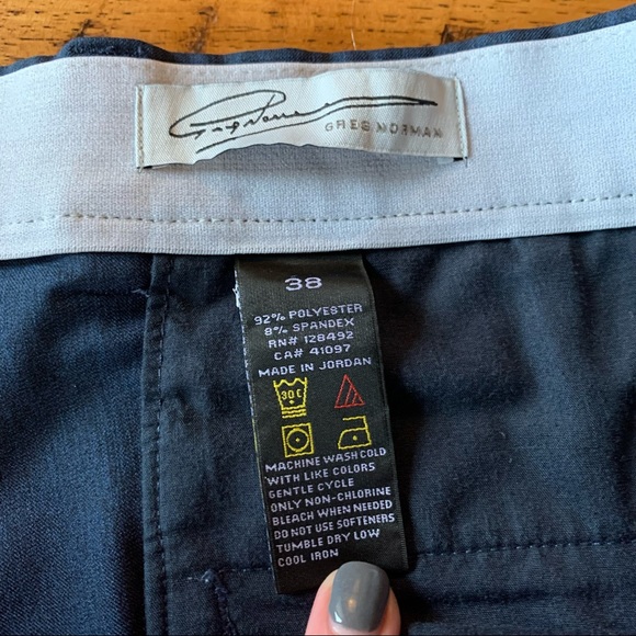 Greg Norman | Navy Blue Hybrid Shorts | Sz 38 - Picture 9 of 13